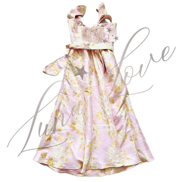 V. CHAPMAN The Vera Dress in Light Lilac Baroque Floral (size 6) NWT - Picture 10 of 14